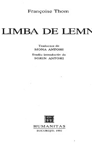 Limba de lemn